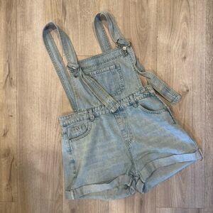 Denim Short Overalls